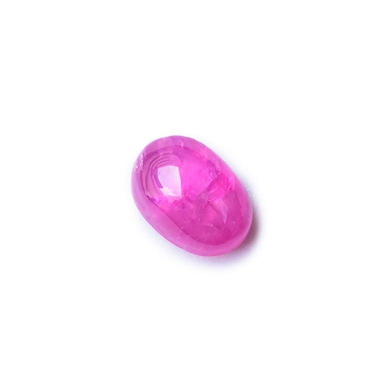 Natural Sapphire Loose Gemstones | Cabochon Star Pink | 0.99 Carat Heated | Custom Jewelry | Modern Gem Jewelry