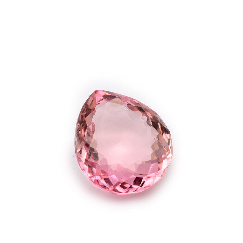 Pear Cut Natural Nigerian Pink Tourmaline 3.48ct - Modern Gem Jewelry