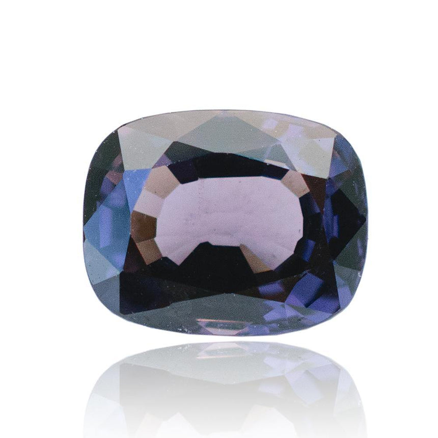 1.5 Carats Purple Blue Natural Spinel Cushion 8.7 x 5.7 x 3.6mm - Modern Gem Jewelry