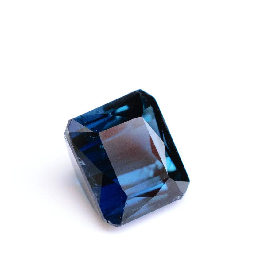 Blue 1.86 Carats Natural Spinel Gemstone Emerald Shape | 7.3mm X 6.3mm - Modern Gem Jewelry