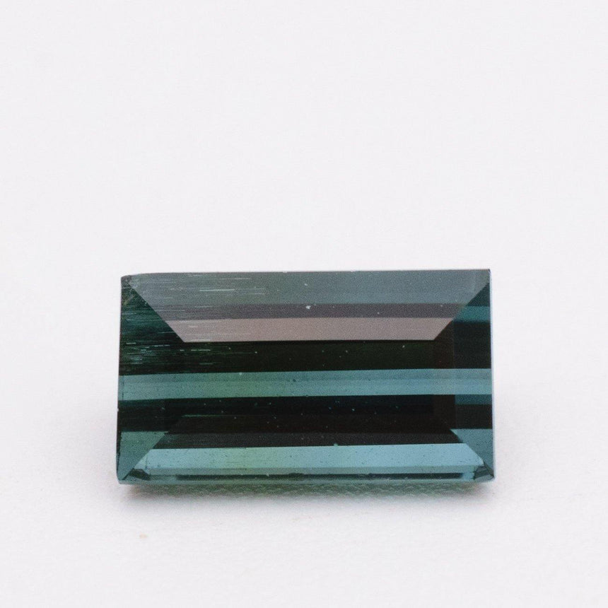 1.27 Carats Namibian Indicolite Blue Natural Tourmaline Loose Gemstone Step Cut - Modern Gem Jewelry