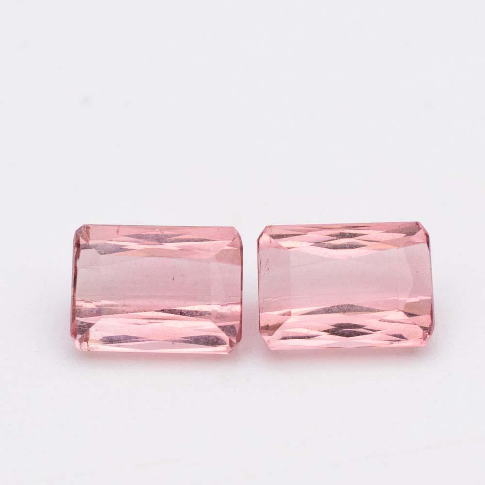 Intense Lively 4.45 Carats Natural Tourmaline Gemstone | Perfect Pair - Modern Gem Jewelry