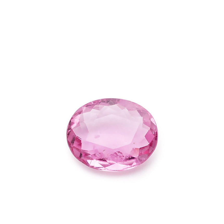 3.78 Carats Fine & Lovely Pink Natural Tourmaline Loose Gemstone Oval Cut - Modern Gem Jewelry