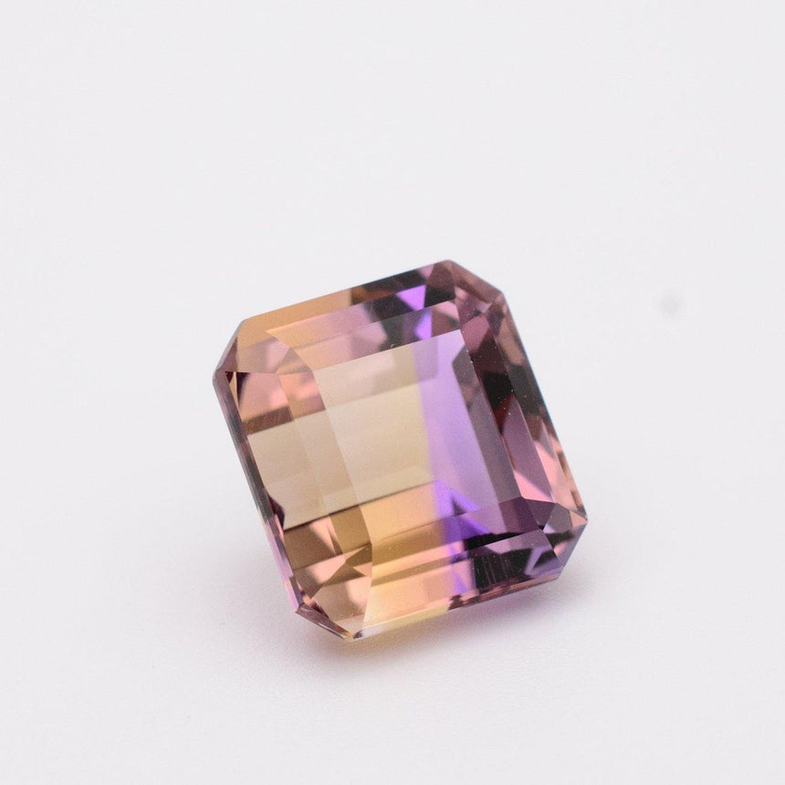 7.02 Carats Natural Ametrine Emerald Cut Loose Gemstone - Modern Gem Jewelry