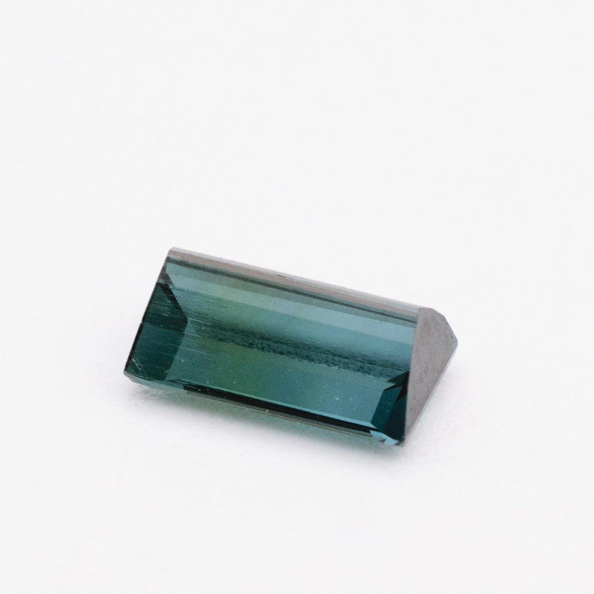 1.27 Carats Namibian Indicolite Blue Natural Tourmaline Loose Gemstone Step Cut - Modern Gem Jewelry