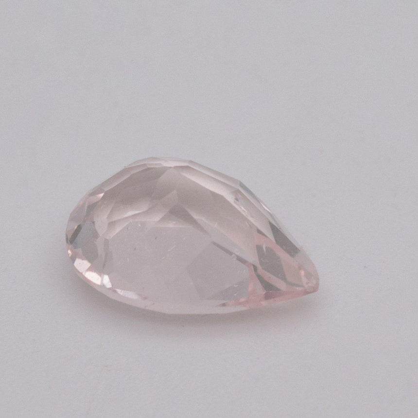 4.47 Carat Mozambique Natural Morganite Rectangular Pear Cut - Modern Gem Jewelry