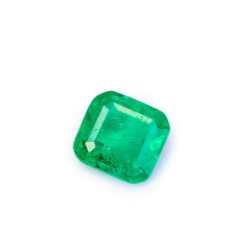 0.26 Carats Bright Green Zambian Natural Emerald Gemstone | 3.5mm x 4mm - Modern Gem Jewelry