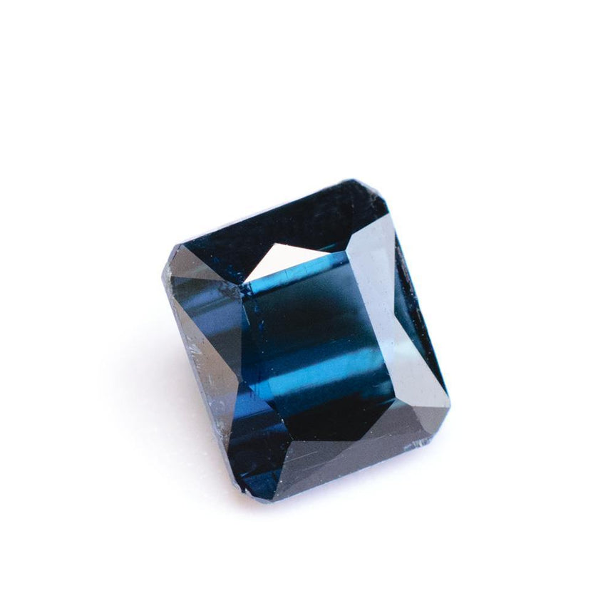 Blue 1.86 Carats Natural Spinel Gemstone Emerald Shape | 7.3mm X 6.3mm - Modern Gem Jewelry