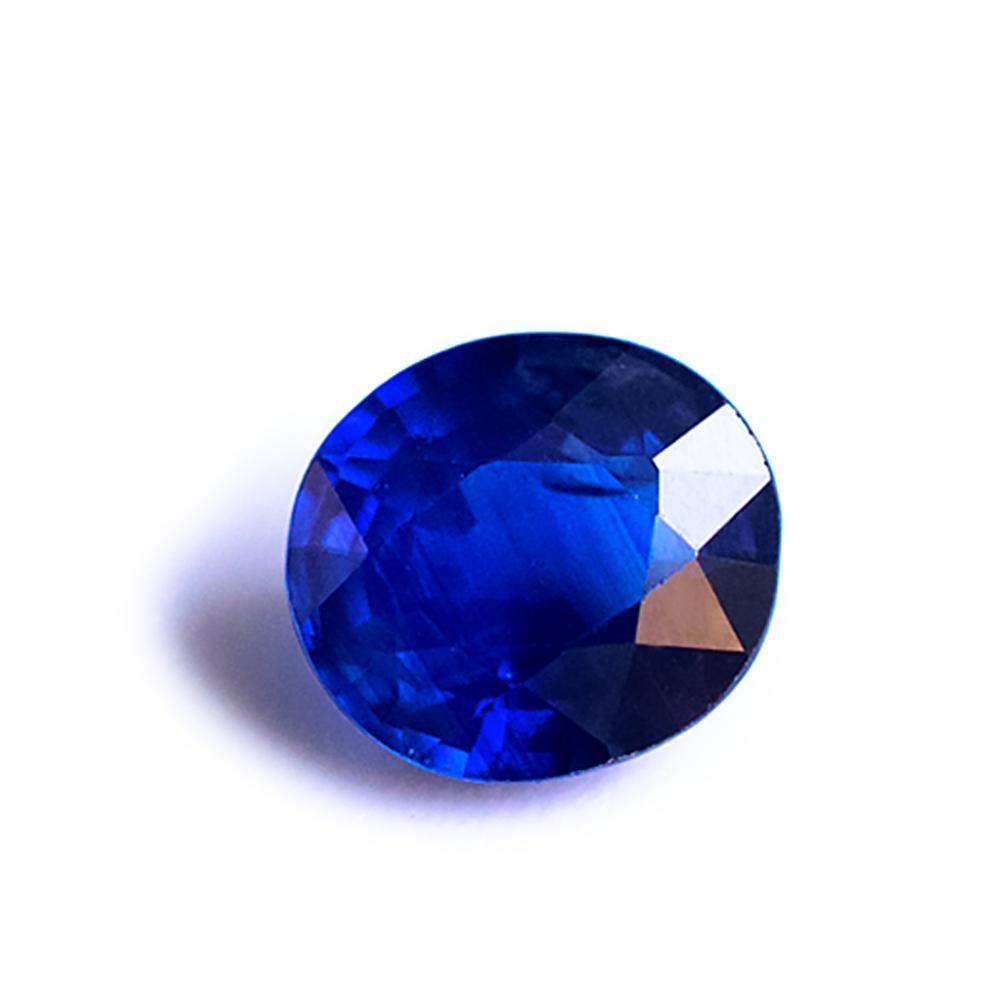 Natural Sapphire Gemstone | Oval Cut Medium Fine Blue | 1.33 Carats Heated | Custom Jewelry | Modern Gem Jewelry