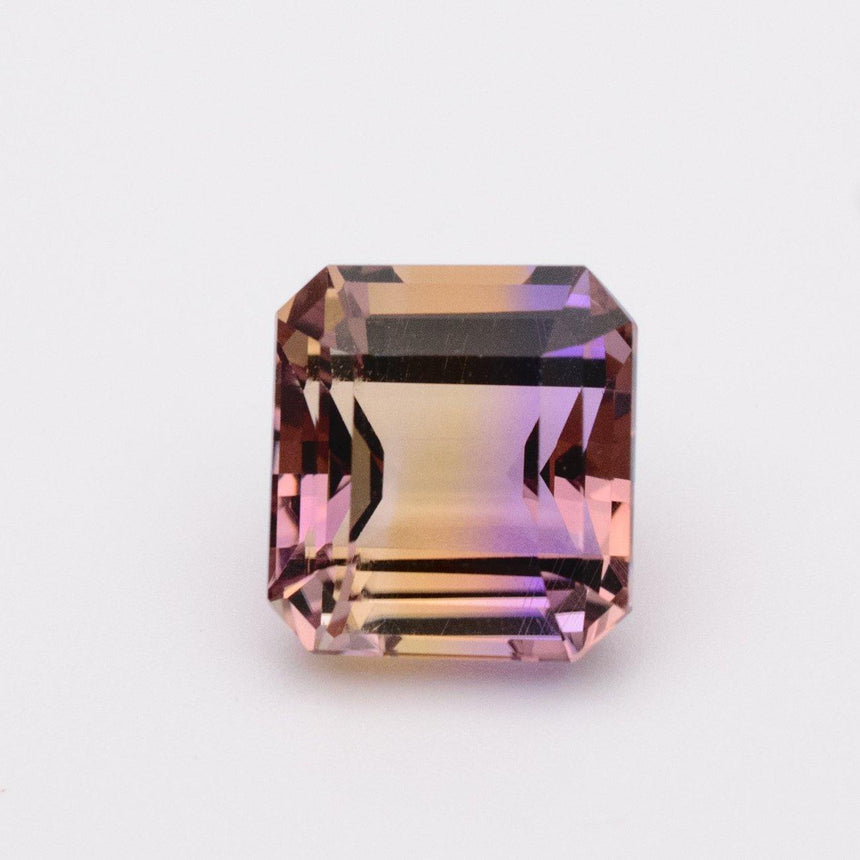 7.02 Carats Natural Ametrine Emerald Cut Loose Gemstone - Modern Gem Jewelry