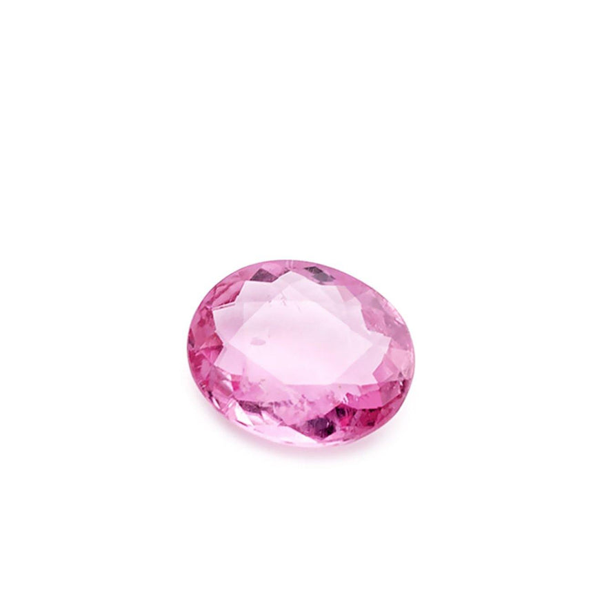 3.78 Carats Fine & Lovely Pink Natural Tourmaline Loose Gemstone Oval Cut - Modern Gem Jewelry