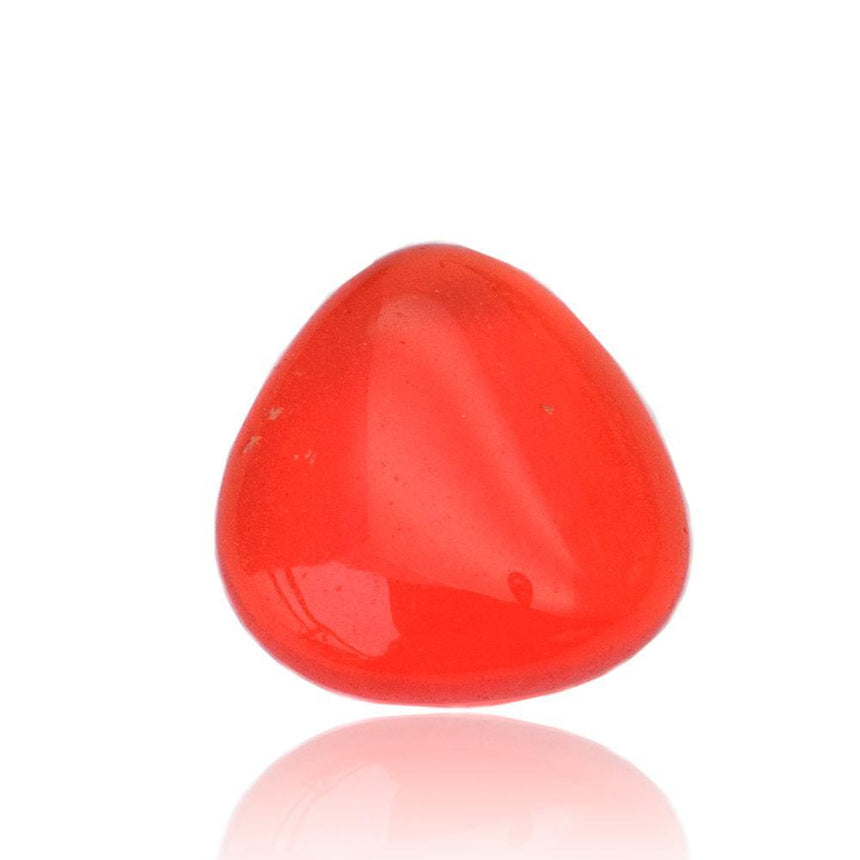 1.46 Carats Natural Fire Opal Gemstone Cabochon | 9.08mm x 9.24mm - Modern Gem Jewelry