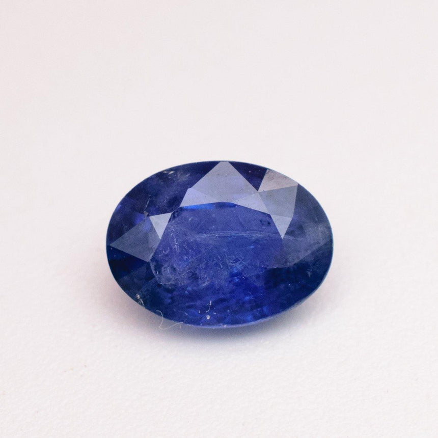 Natural Blue Sapphire Gemstone | Oval Cut Sri Lankan Blue | 1.18 carats Heated | Custom Jewelry | Modern Gem Jewelry