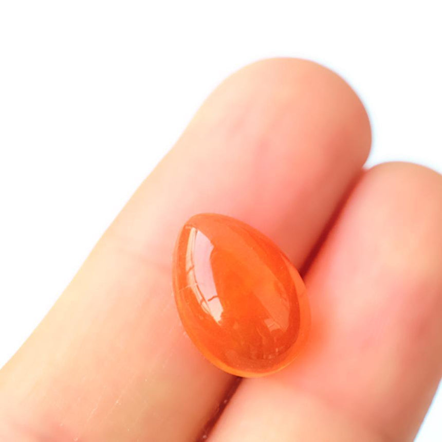 Striking 3.48 Carats Fine Natural Fire Opal Saratti Jewelry