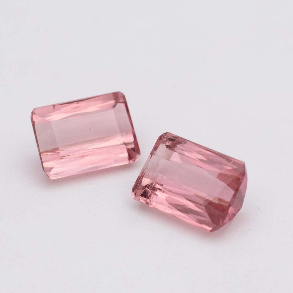 Intense Lively 4.45 Carats Natural Tourmaline Gemstone | Perfect Pair - Modern Gem Jewelry