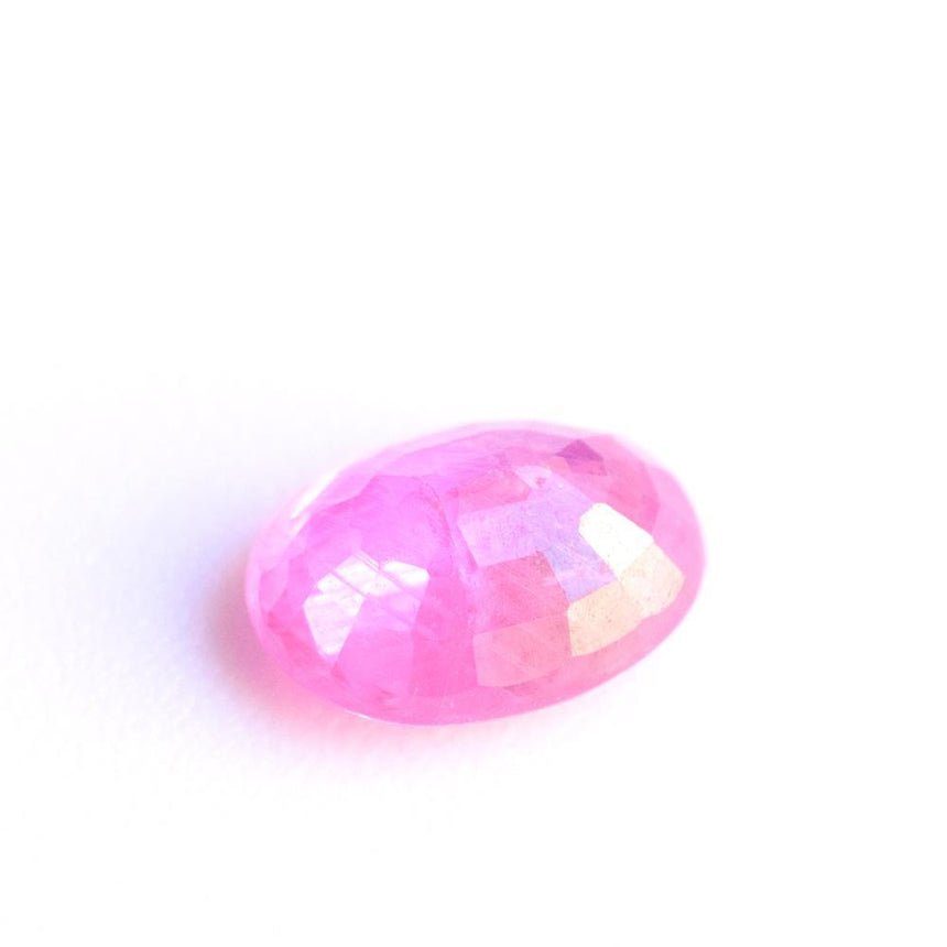 Natural Sapphire Gemstone | Oval Cut Pink | 1.07 Carats Heated | Custom Jewelry | Modern Gem Jewelry