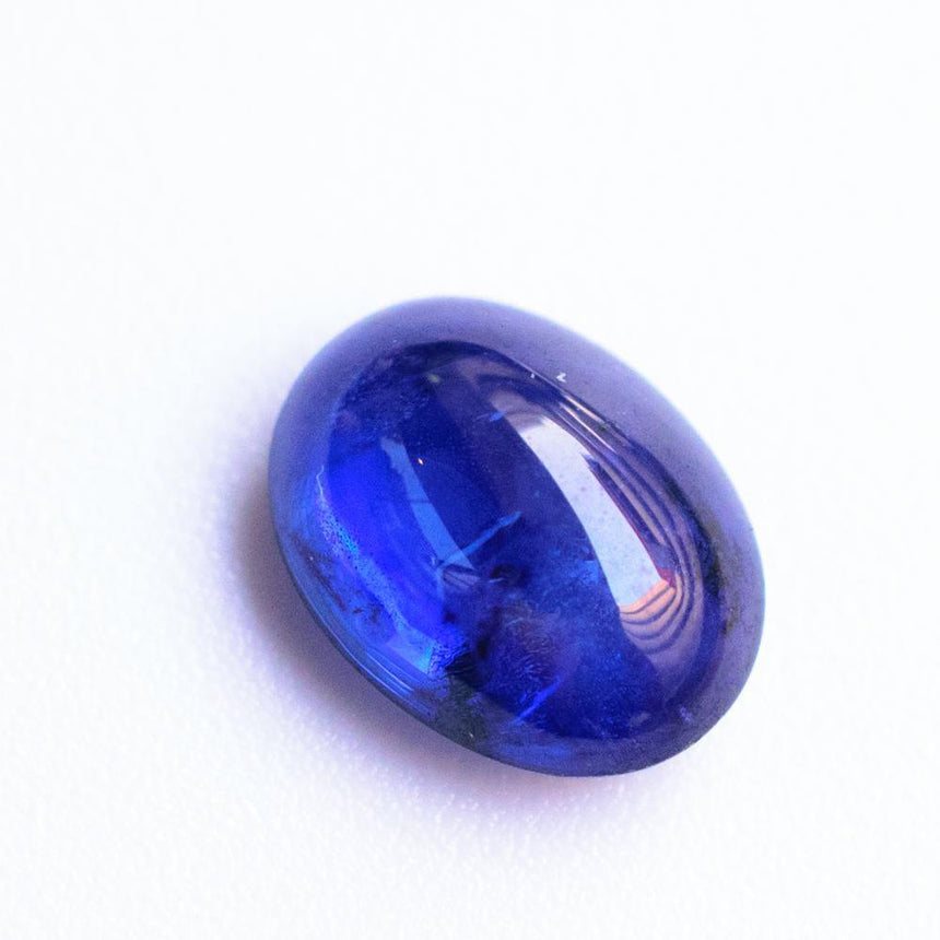 Natural Sapphire Gemstone | Cabochon Shape Blue | 2.24 Carats Heated | Custom Jewelry | Modern Gem Jewelry