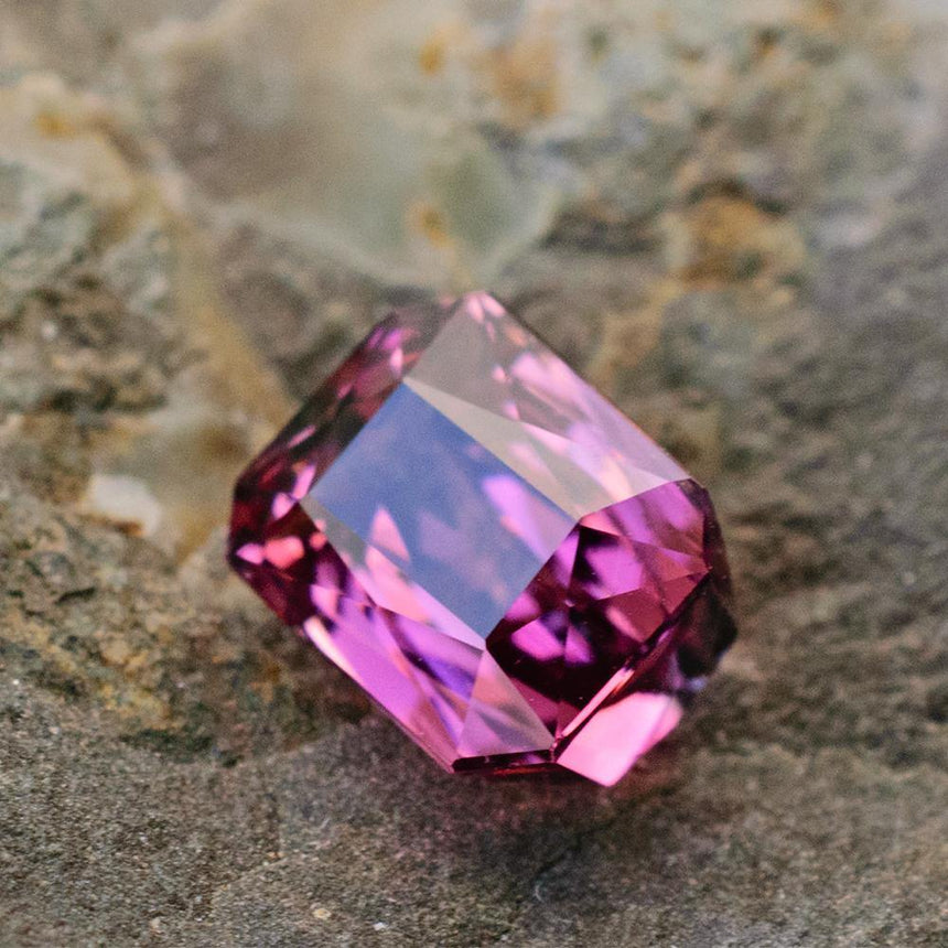 Glorious 2.13 Carats Purple Pink Natural Tourmaline Gemstone | 7.4mm x 5.9mm - Modern Gem Jewelry