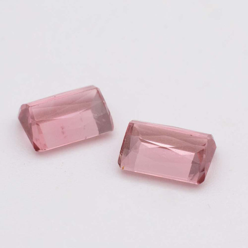 Intense Lively 4.45 Carats Natural Tourmaline Gemstone | Perfect Pair - Modern Gem Jewelry
