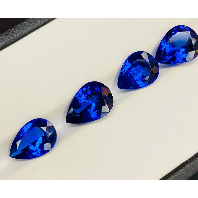 Pear cut Tanzanite stone - Modern Gem Jewelry