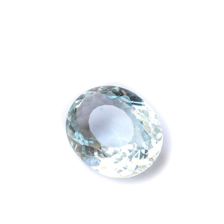 2.625 Carats Blue Brazilian Natural Aquamarine Oval Cut Loose Gemstone - Modern Gem Jewelry