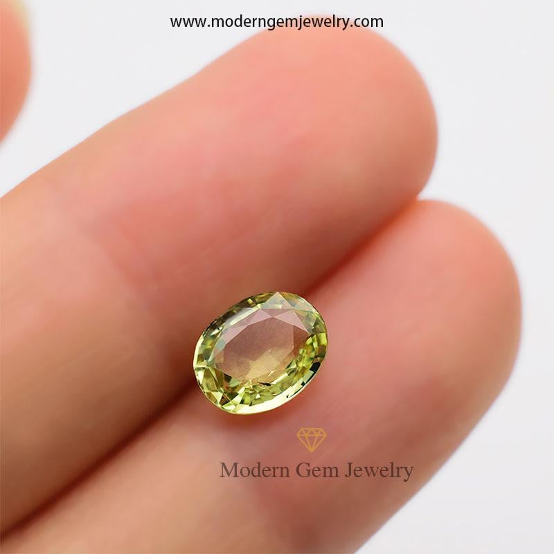 1.53 Carat Natural Loose Chrysoberyl Gemstone - Modern Gem Jewelry
