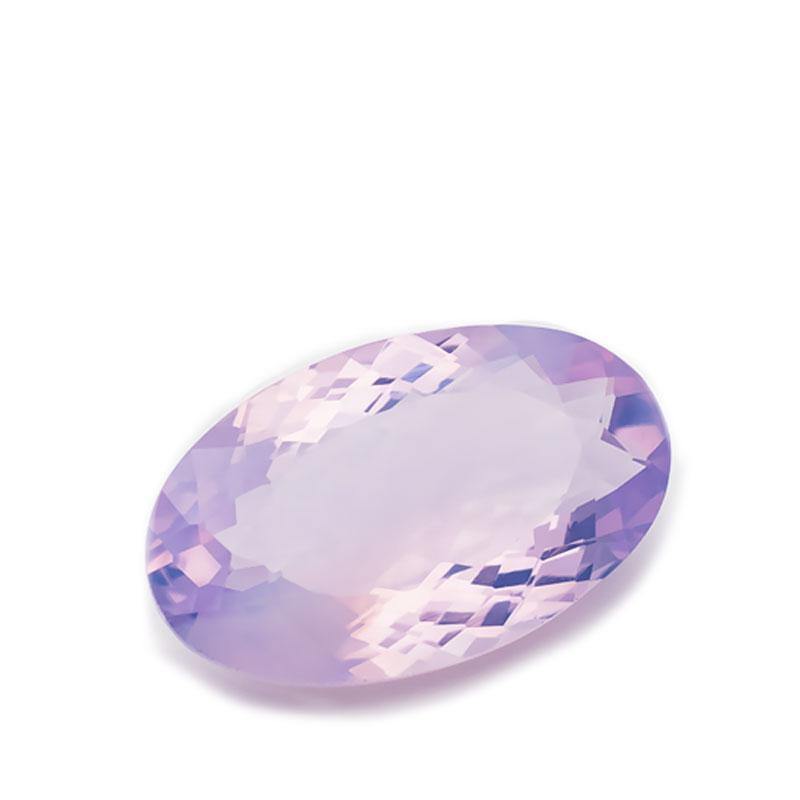 18 Carats Purple Natural Amethyst Oval Cut Loose Gemstone - Modern Gem Jewelry