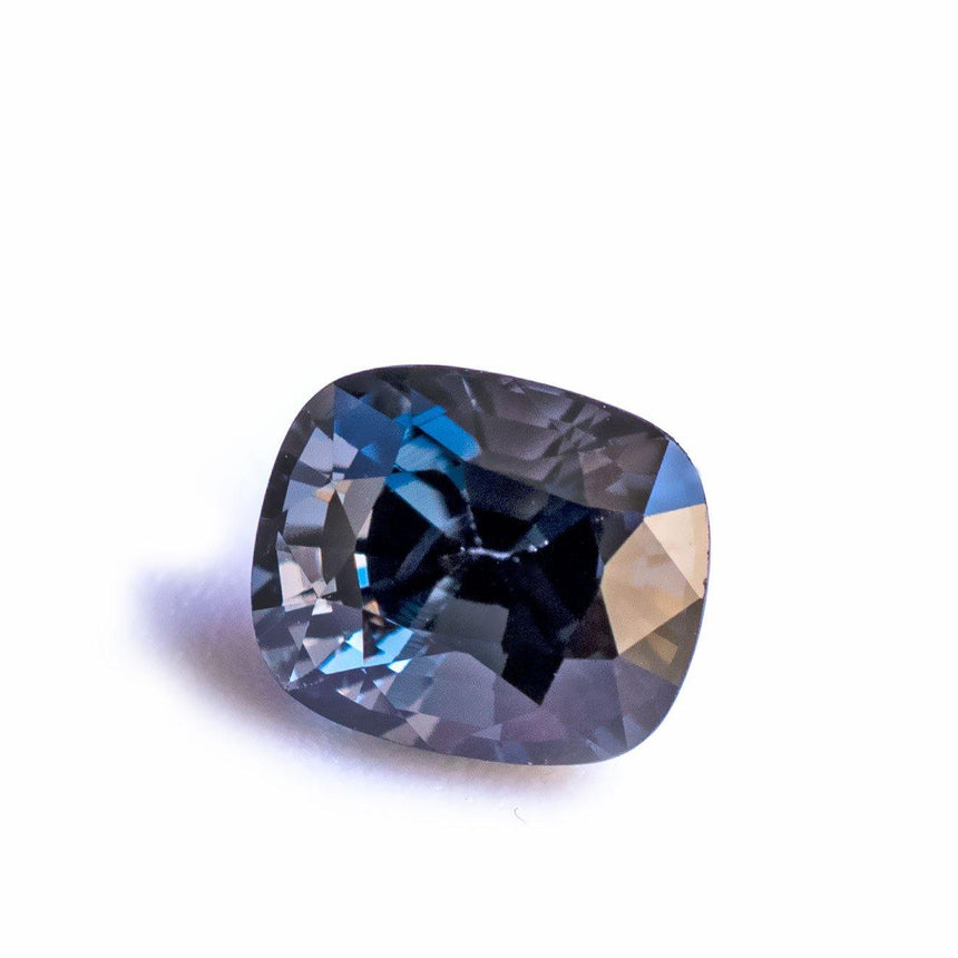 1.46 Carats Briliant Blue Natural Spinel Gemstone Cushion Cut - Modern Gem Jewelry