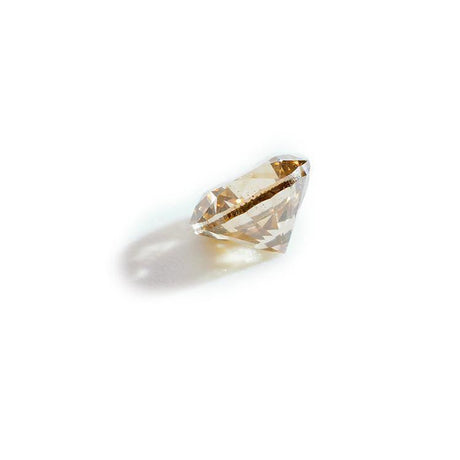 0.32 Carat Brown Natural Diamond Round Cut Loose Gemstone - Modern Gem Jewelry