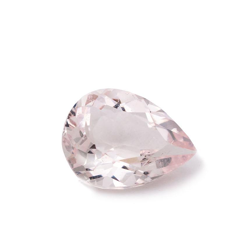 4.47 Carat Mozambique Natural Morganite Rectangular Pear Cut - Modern Gem Jewelry