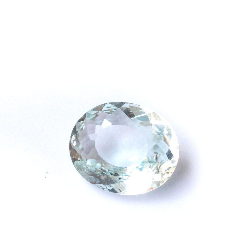 2.625 Carats Blue Brazilian Natural Aquamarine Oval Cut Loose Gemstone - Modern Gem Jewelry