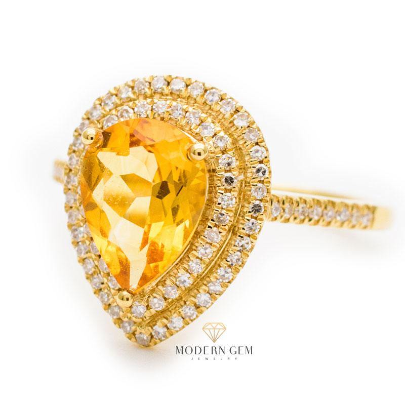 Pear Shaped Citring Ring