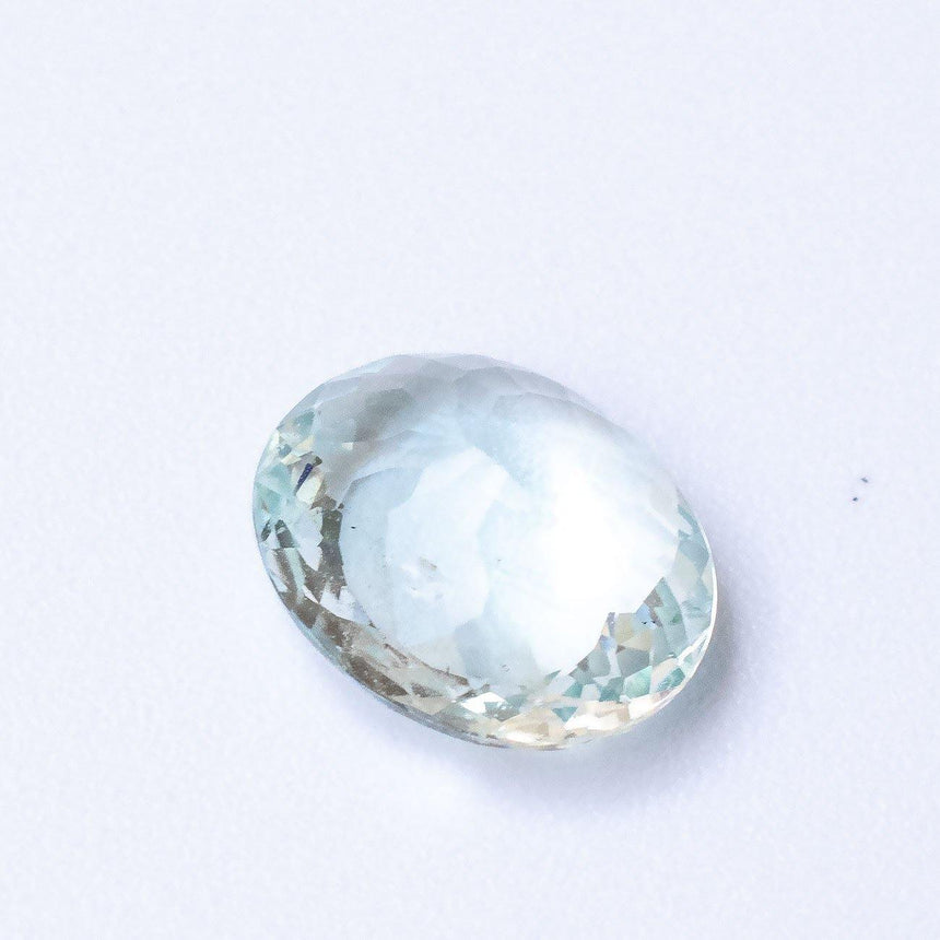 2.625 Carats Blue Brazilian Natural Aquamarine Oval Cut Loose Gemstone - Modern Gem Jewelry