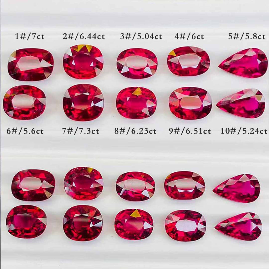 Oval Rubellite stone- Modern Gem Jewelry