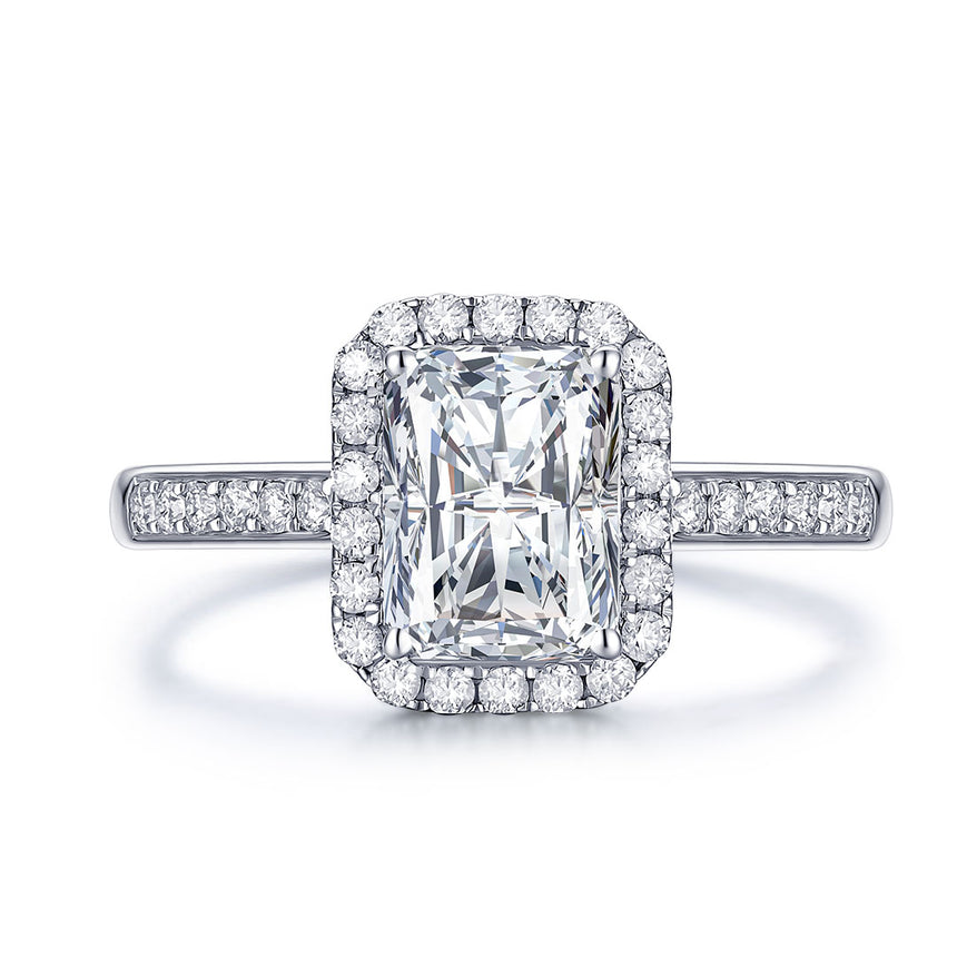 2 ct. Radiant Cut Lab Diamond Engagement Ring