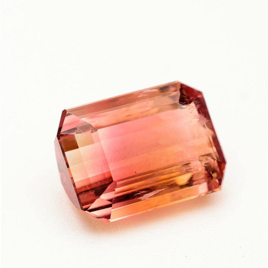 4.56 Carats Bi-Color Natural Tourmaline Gemstone | 11mm x 8mm - Modern Gem Jewelry