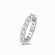 Cushion Cut Diamond Ring in 18K White Gold | Modern Gem Jewelry | Saratti