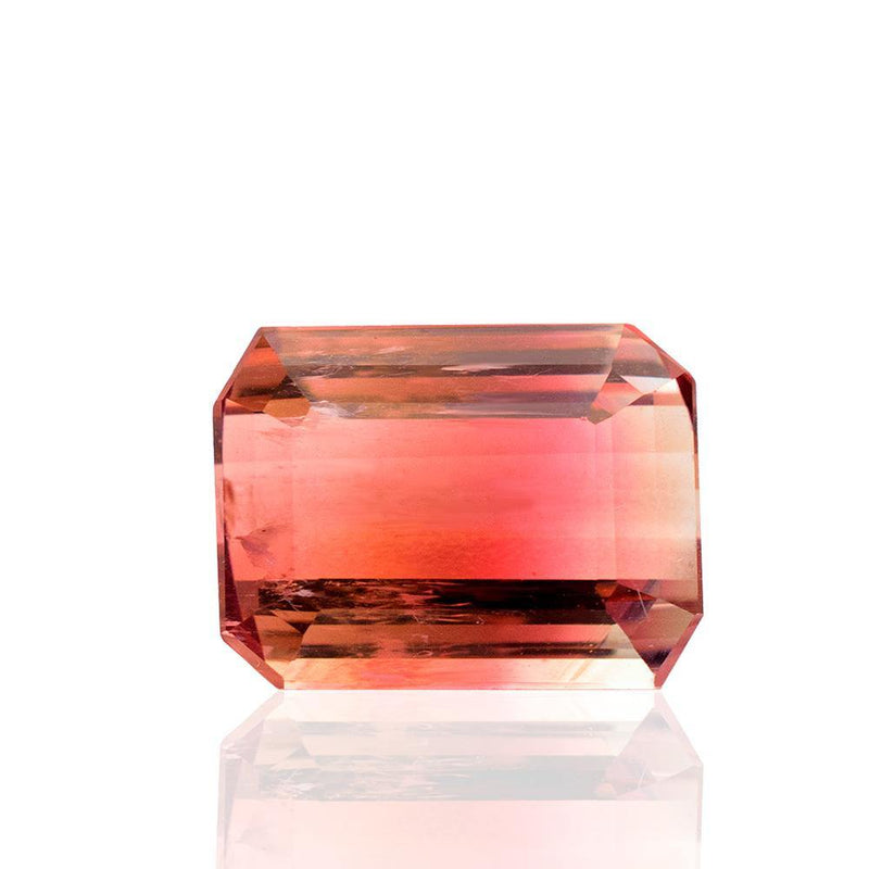 4.56 Carats Bi-Color Natural Tourmaline Gemstone | 11mm x 8mm - Modern Gem Jewelry