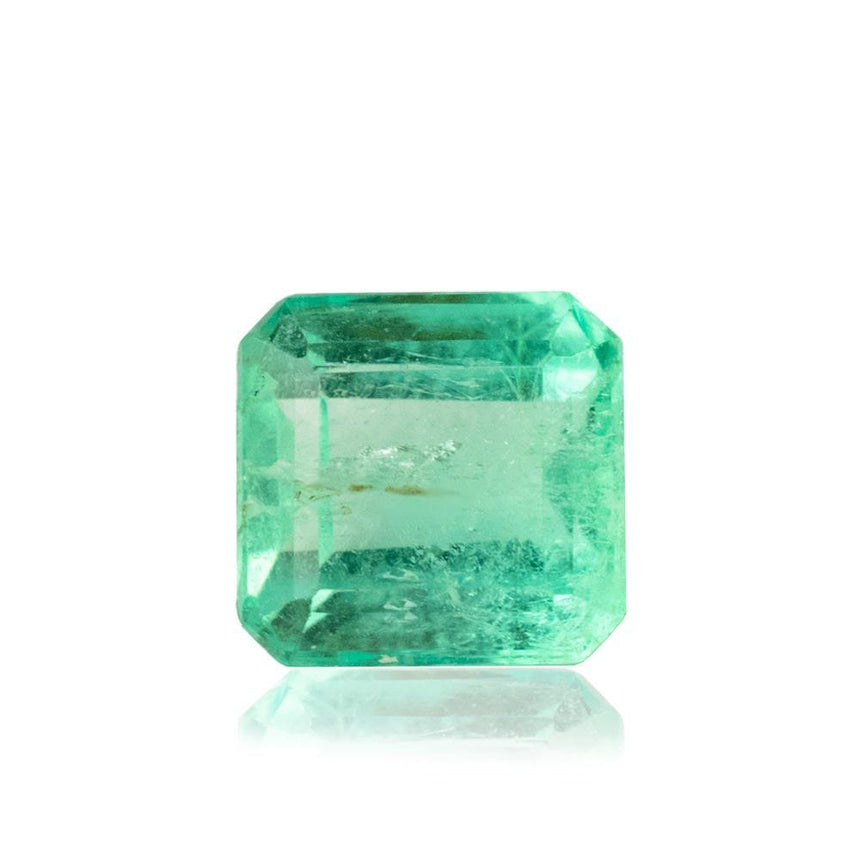 Emerald Gemstone | Low Grade Green | 1.09 Carats Minor-Oil | Custom Jewelry | Modern Gem Jewelry