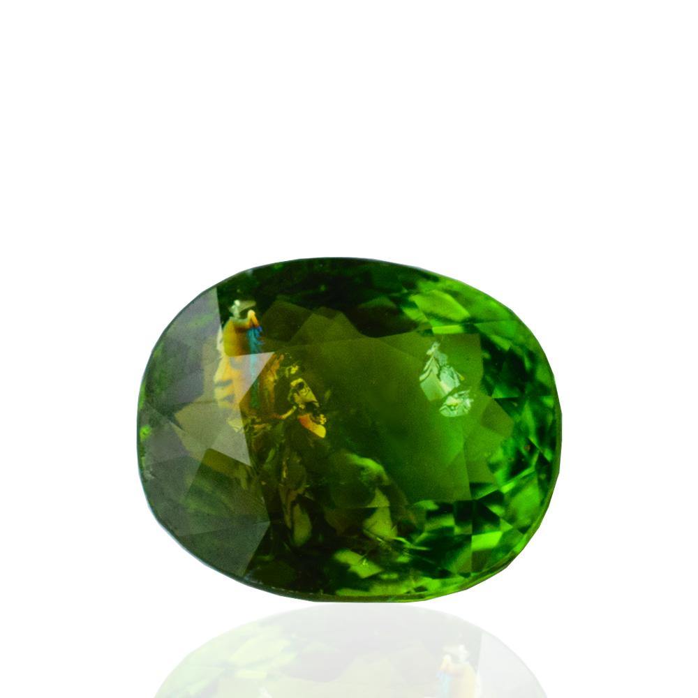 2.84 carats GIL Certified Green Paraiba Tourmaline