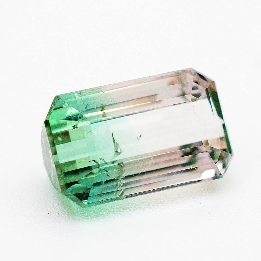 7.1 Carats Tourmaline Gemstone Emerald Cut | 13mm x 8.1mm - Modern Gem Jewelry