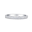 Infinity Diamond Wedding Band White Gold | Modern Gem Jewelry | Saratti
