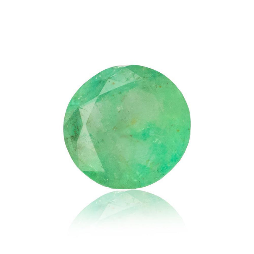 Emerald Gemstone | Oval/Mixed Green | 1.88 Carats minor-Oil | Custom Jewelry | Modern Gem Jewelry