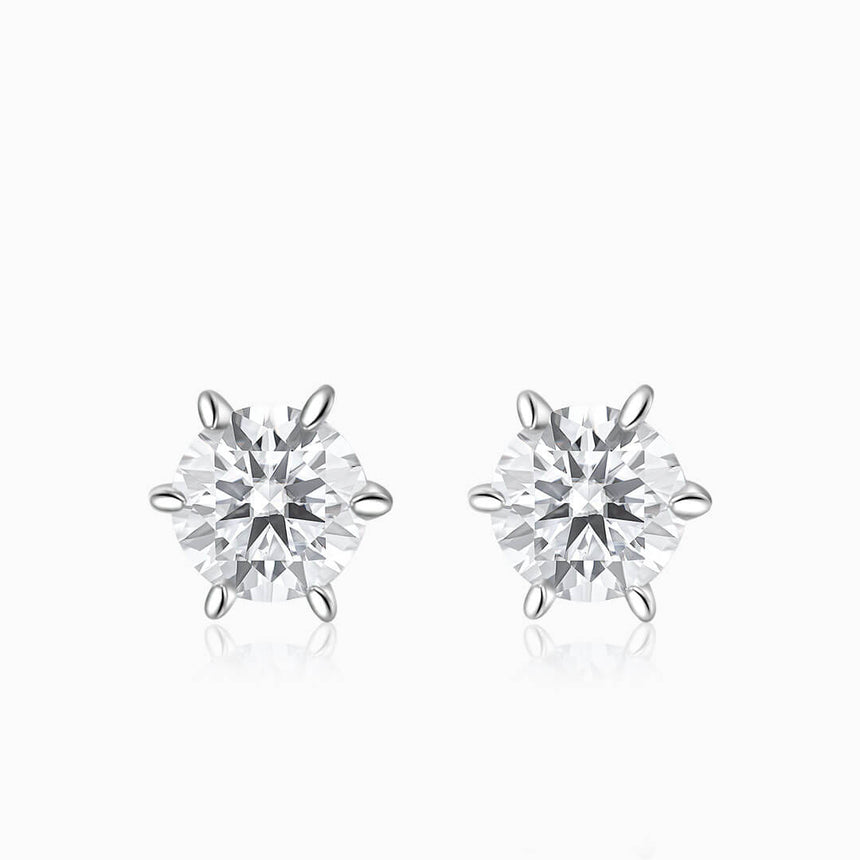 0.5 ct diamond stud earrings