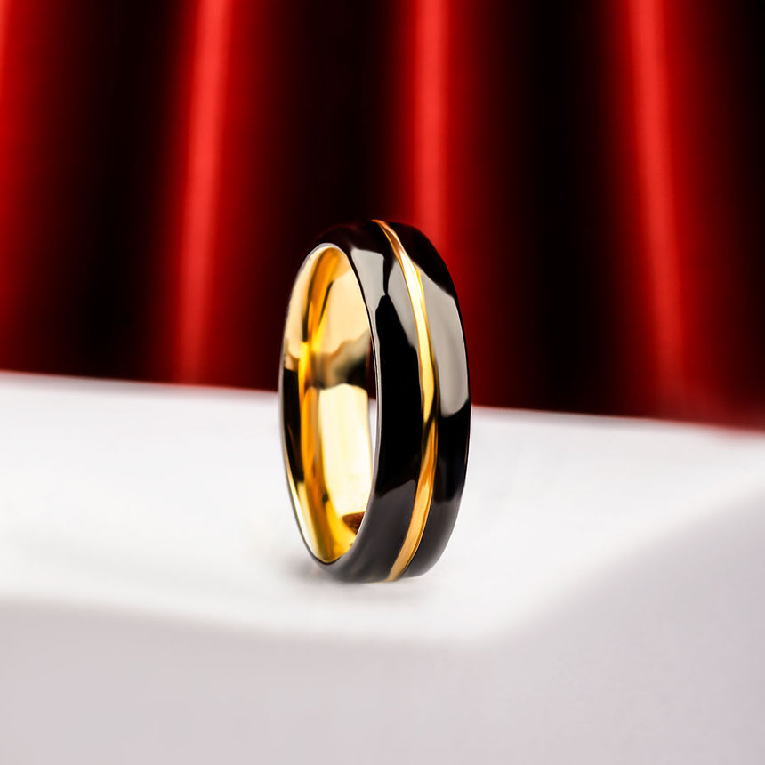 Two Tone Men's Comfort Fit Band