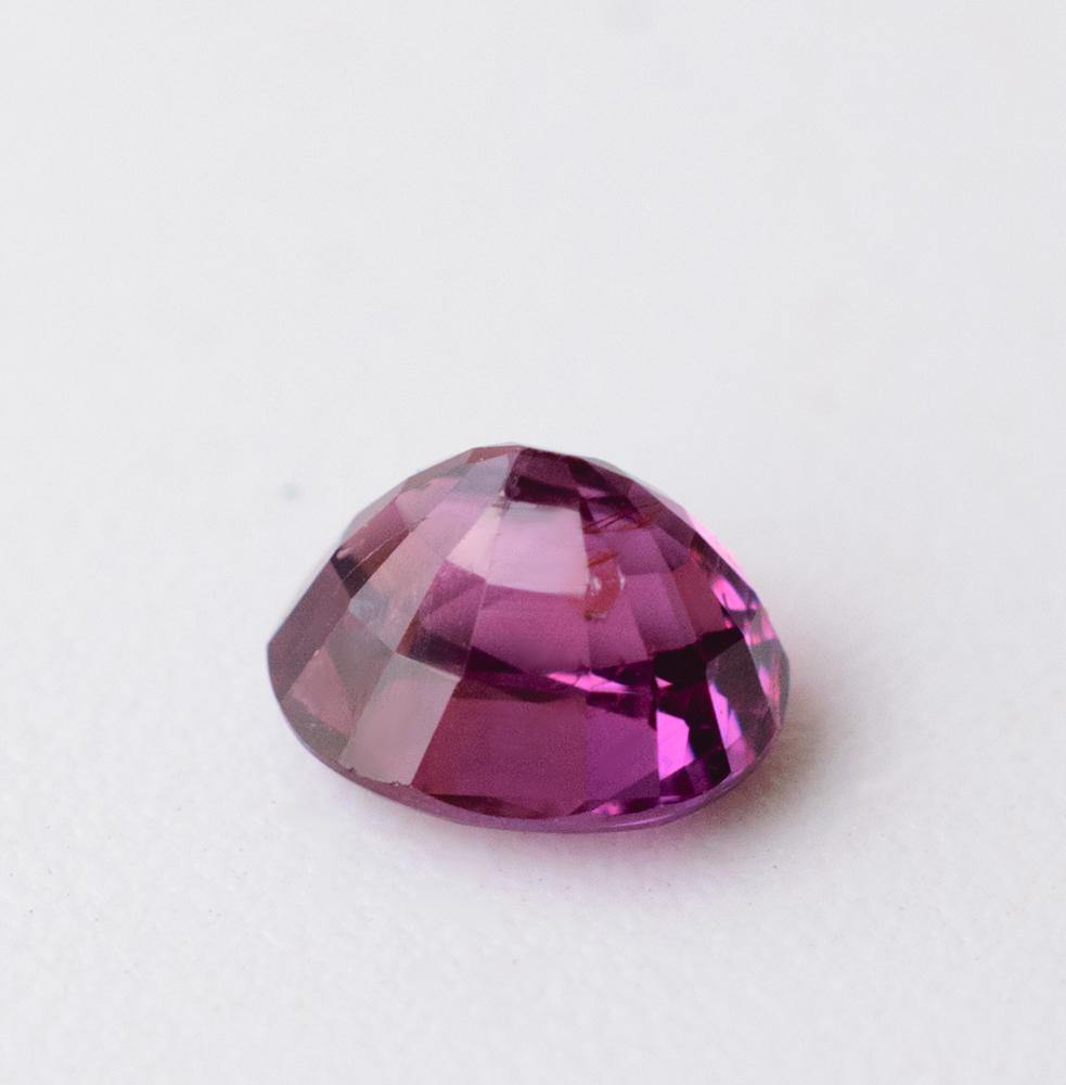 Ruby Gemstone | Oval Cut Purplish Red | Unheated 0.67 carats | Custom Jewelry | Modern Gem Jewelry