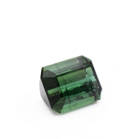 3.13ct Natural Green Tourmaline Emerald Cut Loose Gemstone - Modern Gem Jewelry