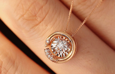 Serpentine Rattlesnake Diamond Drop Necklace | Elevate Your Festivities with Christmas Jewelry: White Gold Earring Collection