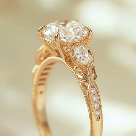 Custom Made Natural and Diamond Engagement Rings - SARATTI
