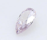 0.17ct Pear Natural Diamond (Colour Fancy Light Purplish Pink, Clarity VS2, Cut EX, GIA Certified)